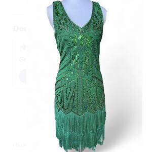 Elegant Green Midi Dress